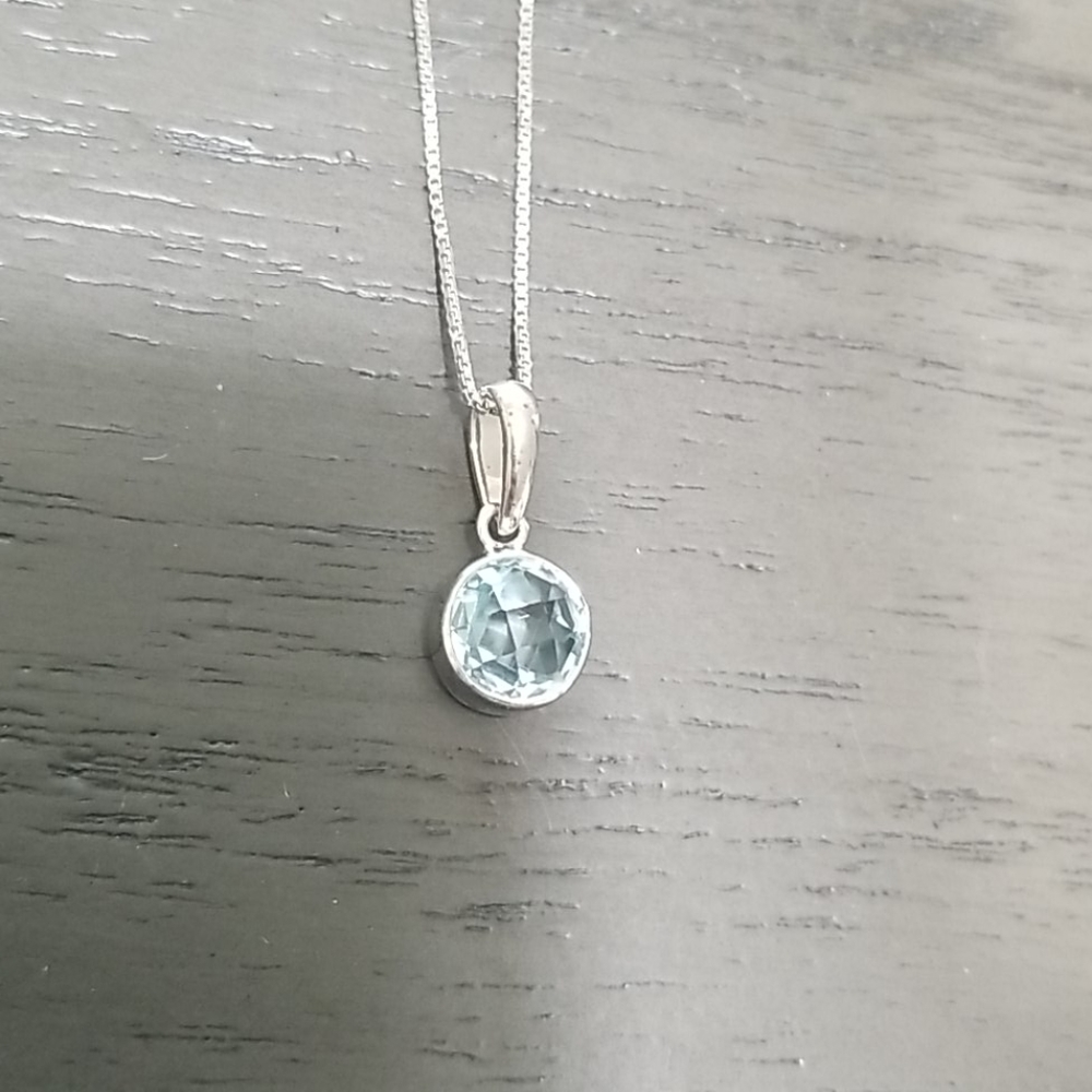 Glacier Topaz necklace NWT